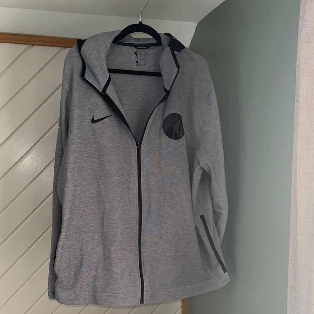 Nike Heather Gray Full-Zip Hoodie! Men’s size xxlarge